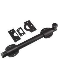 Solid Bronze Heavy-Duty Surface Bolt - 12" Length